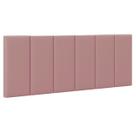 Cabeceira Cama Casal Queen Size Modulo 1,60 Itália Estofada Suspensa - Rose Suede