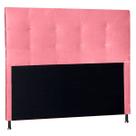 Cabeceira Cama de Solteiro 90cm Estofada Quarto Box Com Pés Suede material sintético