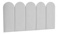 Cabeceira Cama Estofada Nuvem Kit 5 peças 60x20