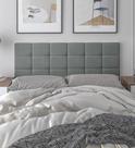 Cabeceira Cama Estofada Para Cama de Casal Bia Requinte Luxo Wood Calipha Intense Classic 1,40 Cinza