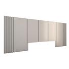 Cabeceira Cama King Ripada 3,0m PRT 100% MDF Casa Lar