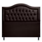 Cabeceira Cama Queen Capitonê Sophia Provençal Corano Marrom 120 RBL