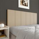 Cabeceira Cama Queen Estofada Dobrável 160cm Lisa Painel Suspenso Box Cabeceira Cama Queen Estofada Dobrável 160cm Lisa Painel Suspenso Box