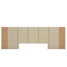 Cabeceira Cama Queen Ripada 3,50m CAMT 100% MDF Casa Lar