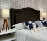 Cabeceira Cama Queen Sevilha Provençal Diamond Suede Marrom 120 RBL Cabeceira Cama Queen Sevilha Provençal Diamond Suede Marrom 120 RBL