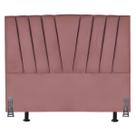 Cabeceira Cama Solteirão 100 cm Ludmilla de Linho com Frame