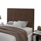 Cabeceira Cama Solteiro 90 cm Luna Veludo Marrom Italian Flex