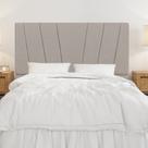 Cabeceira Cama Solteiro Box Estofada 90cm Luxo Linho Quarto