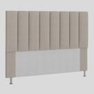 Cabeceira Cancun Para Cama Box casal 140 Cm Suede Bege