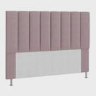 Cabeceira Cancun Para Cama Box Casal 140 Cm Suede Rosê
