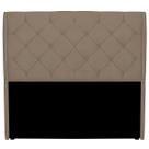 Cabeceira Capitonada Suede Cappuccino Casal Izza 140cm Cabeceira Capitonada Suede Cappuccino Casal Izza 140cm