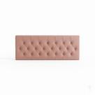 Cabeceira capitonê cama casal 1.40 dubai rose