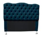 Cabeceira Capitone Estofada para Cama Box Casal Padrão 1.38 - Suede - Sv Decor