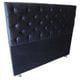 Cabeceira Capitonê Suede Liso Preto Queen 160 X 120 RBL Cabeceira Capitonê Suede Liso Preto Queen 160 X 120 RBL