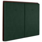 Cabeceira Casal 138 Cm Lizz Veludo Verde Soon Verde