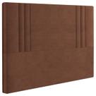 Cabeceira Casal 138 cm London Veludo Terracota Soon