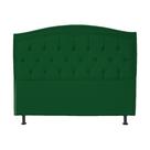 Cabeceira Casal 140 cm Para Cama Box Diana Suede Verde - Fina Mobília