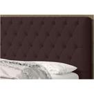 Cabeceira Casal 140 Cm Para Cama Box Lady Napa Marrom - DS Estofados Cabeceira Casal 140 Cm Para Cama Box Lady Napa Marrom - DS Estofados