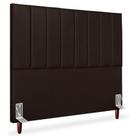 Cabeceira Casal 140cm Arlla Corano Marrom Rm Marrom