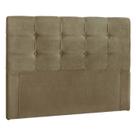 Cabeceira Casal 140cm Daiana Suede Taupe ID Milani Store