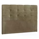 Cabeceira Casal 140cm Daiana Suede Taupe Id Suede Taupe