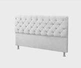 Cabeceira Casal 140cm Para Cama Box Sofia Branco