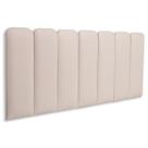Cabeceira Casal 140x60 Cama Box Modulada Arredondada Luno