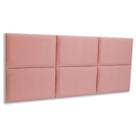 Cabeceira Casal 141x60 Cama Box Modulada Retangular Luno