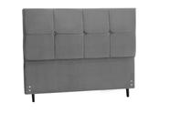 Cabeceira Casal 144 Cm Civic Chumbo para Cama Box Estofada