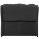 Cabeceira Casal 152cm Estofada para Cama Essenza Suede Preto