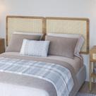 Cabeceira Casal 160cm Palhinha Oslo Bege Hanover Cabeceira Casal 160cm Palhinha Oslo Bege Hanover