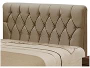 Cabeceira Casal Acolchoado Suede Dobuê Movelaria Istambul Mascavo