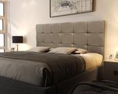 Cabeceira Casal Aconchego 1,40 Para Cama Box Bege Cabeceira Casal Aconchego 1,40 Para Cama Box Bege