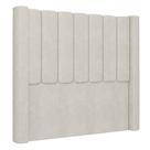 Cabeceira Casal Cama Box 140cm Claire I02 Veludo Bege - Mpozenato