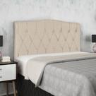 Cabeceira Casal Celine para Quarto 140cm Bege Cabeceira Casal Celine para Quarto 140cm Bege