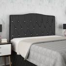 Cabeceira Casal Celine para Quarto 140cm Preto Cabeceira Casal Celine para Quarto 140cm Preto