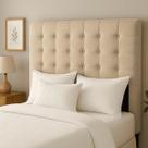 Cabeceira Casal de Cama Box Estofada Ana 140 cm Veludo