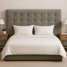 Cabeceira Casal de Cama Box Estofada Ana 140 cm Veludo Cabeceira Casal de Cama Box Estofada Ana 140 cm Veludo