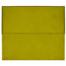 Cabeceira Casal Estofada 140cm Julia Suede Amarelo