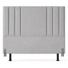 Cabeceira Casal Estofada Cama Box Moderna 140cm Veludo Frame Cinza Cabeceira Casal Estofada Cama Box Moderna 140cm Veludo Frame Cinza