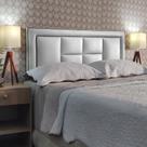 Cabeceira Casal Estofada Modulos V2H4 Diamond 2 Corano Branco 140 x 60 RBL Cabeceira Casal Estofada Modulos V2H4 Diamond 2 Corano Branco 140 x 60 RBL