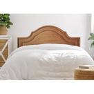 Cabeceira Casal Estofada para Cama Box com Tachas 140x60cm Provençal Luxo Dupla Laranja Terracota/Fumê