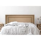 Cabeceira Casal Estofada para Cama Box com Tachas 140x60cm Reta Luxo Dupla