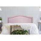 Cabeceira Casal Estofada para Cama Box, Modelo Curva Luxo com Tachas 1,40m x 0,60m, Veludo, Suede e Sintético