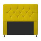 Cabeceira Casal França A05 c/ Strass 140 cm para Cama Box Suede - Amarena Móveis