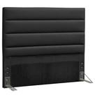 Cabeceira Casal Greta 140 cm material sintético Preto - D'Monegatto