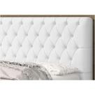 Cabeceira Casal King 190cm Para Cama Box Lady Napa Branco - SA Móveis Cabeceira Casal King 190cm Para Cama Box Lady Napa Branco - SA Móveis