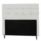 Cabeceira Casal King 193cm Para Cama Box Luna Napa Branco - SA Móveis