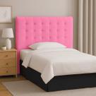 Cabeceira Casal king de Cama Box Estofada Ana 195 cm Veludo