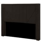 Cabeceira Casal King Size Estofada para Cama Box Toronto Veludo